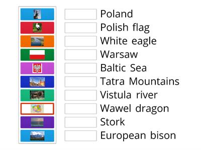 Poland's National Symbols - matching