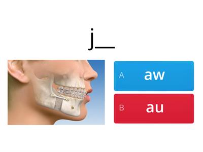 Spelling (au) = au//aw