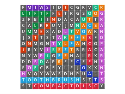 A1 Movers - Hello! - Wordsearch