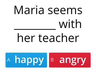 Maria and her teacher