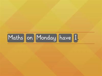 Maths on Monday