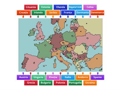 Harta politică a Europei