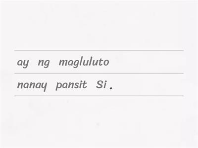 Pandiwa Ayon Sa Anyo Ng Pangungusap - Aktibidad Sa Pagtuturo