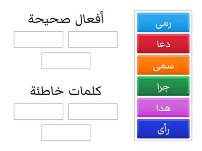  الألف اللينة في آخر الأفعال الثلاثية