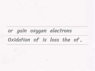 Oxidation and reduction KS4