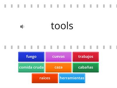 y4-sc-u7-Prehistory vocabulary