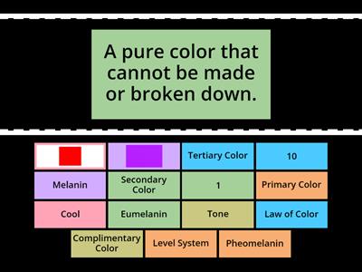 Final Exam Prep Color Theory 