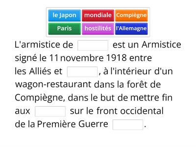 Le 11 de novembre