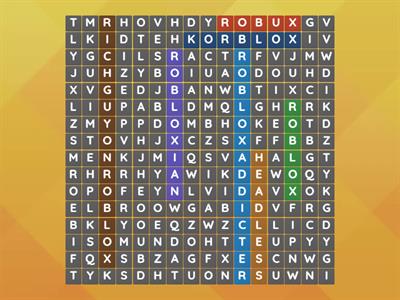 Roblox wordsearch