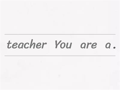 A1. Present Simple: "You are" 