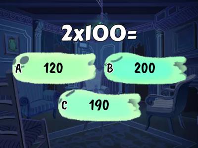 multiplicação 10 100 e 1000