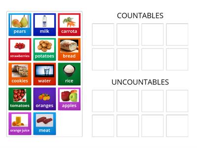 COUNTABLES - UNCOUNTABLES 08.10