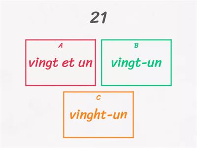 Les nombres de 0 à 31