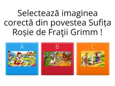 TEST DE EVALUARE FINALĂ -DLC(educarea limbajului) În lumea poveștilor-Ed.Smeu Denisa 