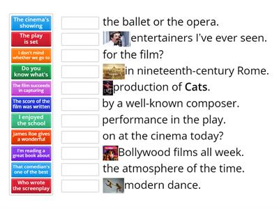 Test Your English Vocabulary in Use Upper-Intermediate | Theatre and cinema 3 