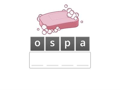 Phonics /oa/ OA, OW, O_E - Unscramble the words