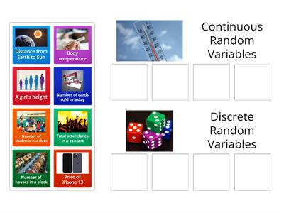 Discrete Random Variables vs. Continuous Random Variables 