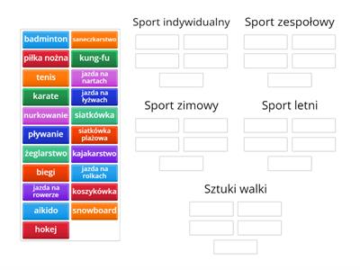 Sporty. lekcja 7 zanim zadzwoni dzwonek.