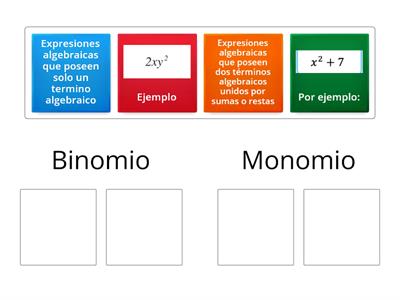 Monomio / Binomio 