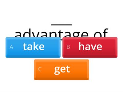 Collocations 1-5 cards