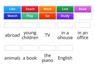 Vocabulary. Common verbs