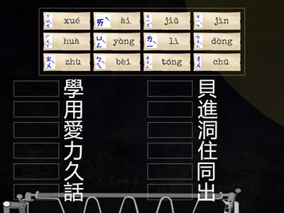 美洲華語第二冊第十課生字