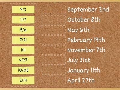 2nd junior Dates and ordinal numbers
