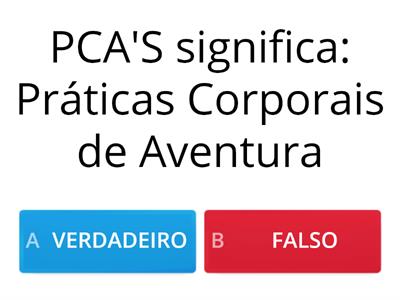 PRÁTICAS CORPORAIS DE AVENTURA