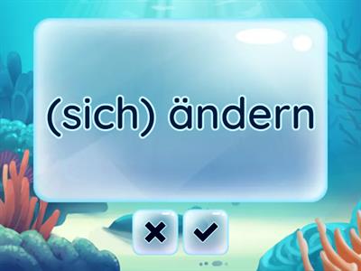 Verben die reflexiv gebraucht werden können (Reflexivpronomen im Akkusativ) oder mit einer Akkusativergänzung stehen