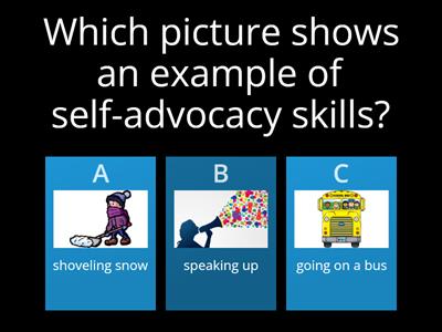 Self Advocacy - what are some skills?