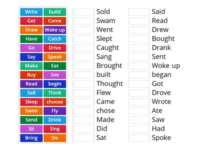  Irregular Verbs