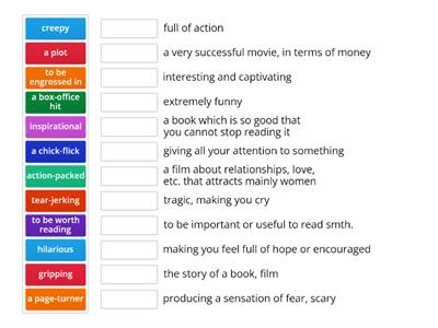 Films and books Speaking Task 1