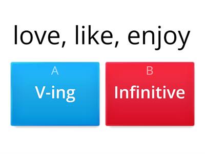 V-ing or Infinitive