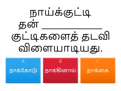 P5 Tamil Quiz