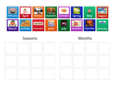 Months and seasons 