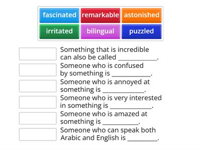 MG23 U1 L1 Vocabulary SB Talal Alhazmi