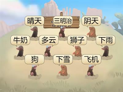 Y1 天气  reading skills