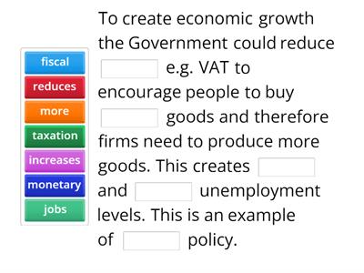 N5 Economics Economic Growth - Fiscal and Monetary Policy Impact