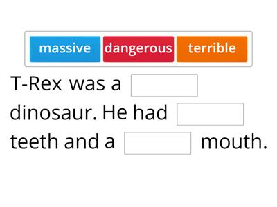 Alliteration about the T-Rex