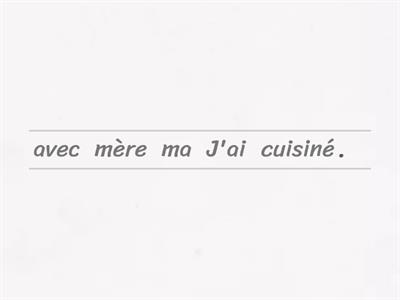 Passé composé et négation (ordre)