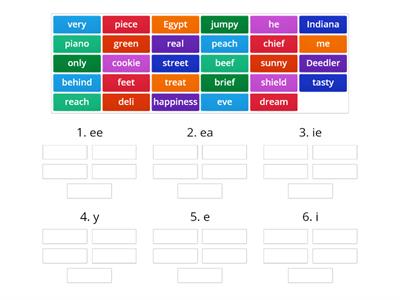 Lesson 4: /ee/ Same sound, different spelling