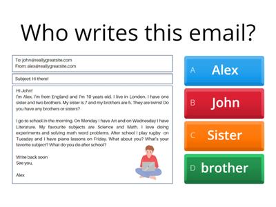 Writing E-mail