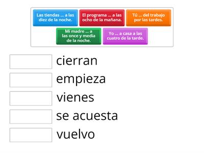 Nuevo Español en Marcha 1 Verbos irregulares Unidad 4