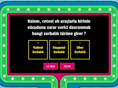 Akran Zorbalığı Gameshow