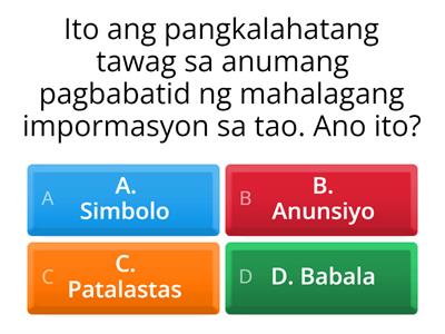 Filipino sa Piling Larang