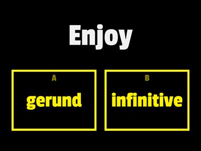 Gerund or infinitive