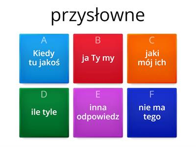 test wiadomości dział 6 język polski