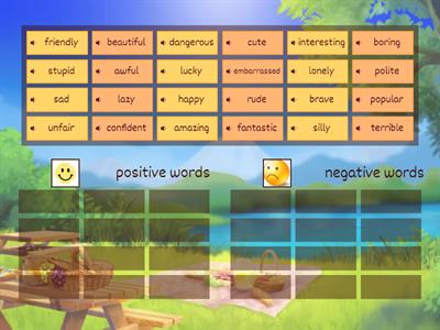 GLN 2 Unit 4 _ Positive and negative words