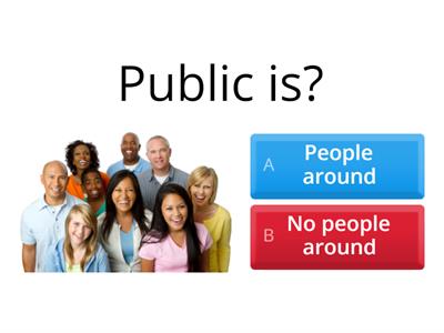 Public vs. Private Behaviour 