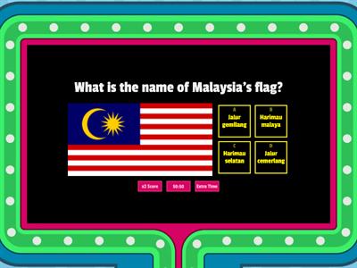 Quiz about Malaysia in English (secondary students)